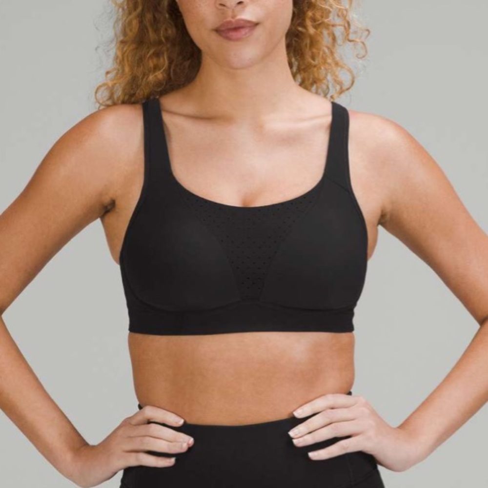 Lululemon Run Times Sports Bra High Support 40DD Black